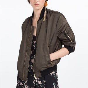 Zara bomber jacket
